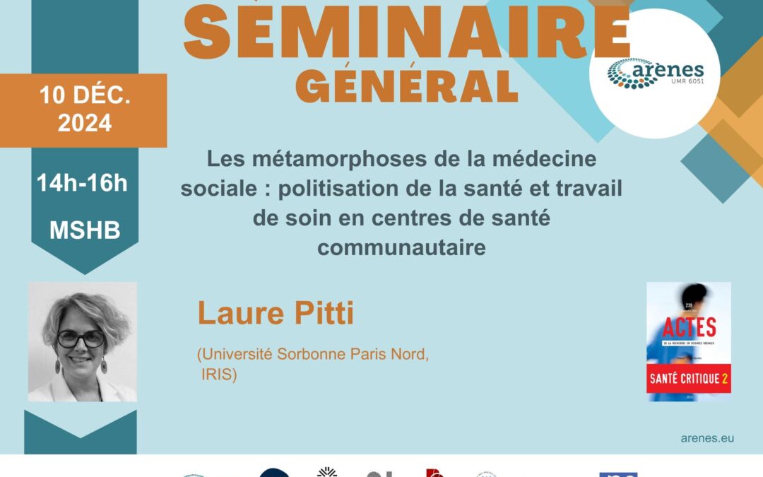 Les métamorphoses de la médecine sociale : politisation de la santé et travail de soin en centres de santé communautaire (Laura Pitti)