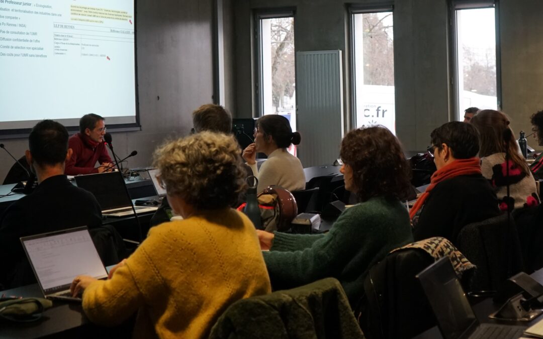 Retour sur le séminaire général