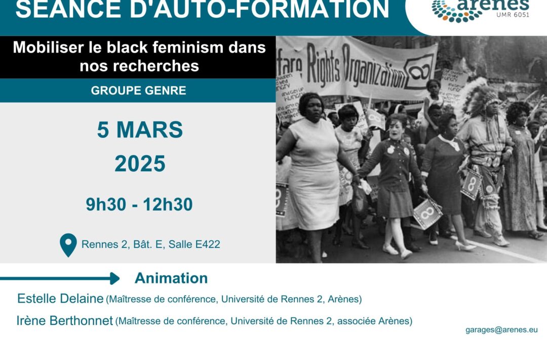 Mobiliser le black feminism dans nos recherches – Auto-formation GARAGES