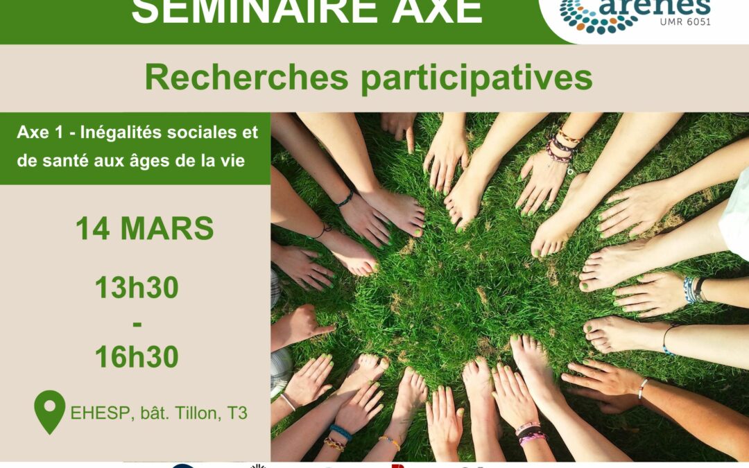 Axe 1 – Les recherches participatives – 14 mars
