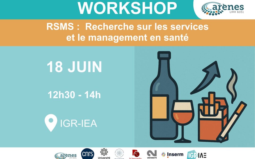 Troisième Workshop « Management et Santé » – 18/06  12h30-14h